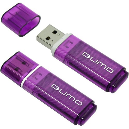 Qumo Optiva <QM8GUD-OP1-Violet> USB2.0 Flash Drive  8Gb (RTL)
