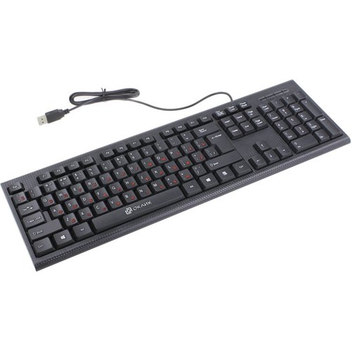Клавиатура OKLICK 120M Black  <USB>  104КЛ  <1083044>